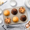 Glad Jumbo Muffin Pan Nonstick - Heavy Duty Metal Cupcake