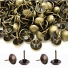 500 Pcs Upholstery Tacks, Antique Bronze Decorative Thumb Tacks, Furniture