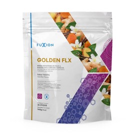 FuXion Golden FLX - Joint Mobility & Flexibility Support Blended Mix - (Vanilla Flavor - 28 Sticks) Healthcare Optimum Organic Beverage
