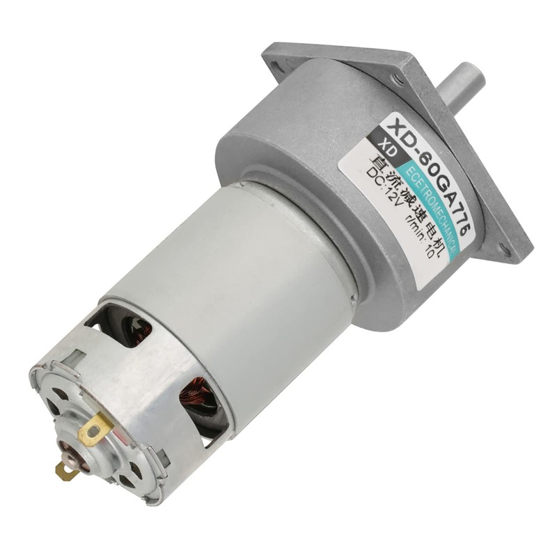 DC12V / 24V 35W Mini DC Gear Motor Metal Speed