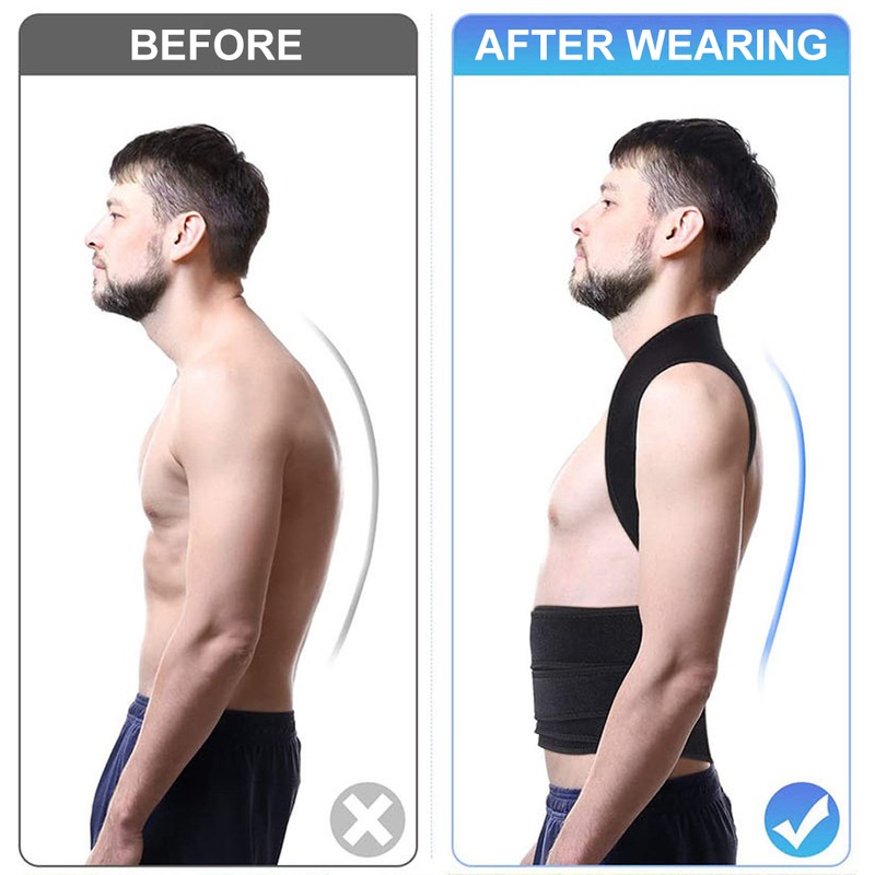 Posture Corrector for Men Women Back Brace Adjustable Posture Support