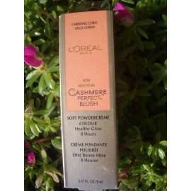 L'OREAL CASHMERE PERFECT HEALTHY GLOW, 8 HOUR BLUSH, CARESSING CORAL