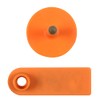 ANCLLO 100 Pack Pig Ear Tags Orange Medium Plastic Livestock