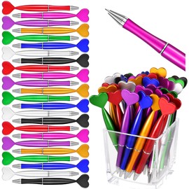 FFNIU 96Pcs Valentine's Day Pens, Heart Shaped Ballpoint Kids Pens for Office School Supply