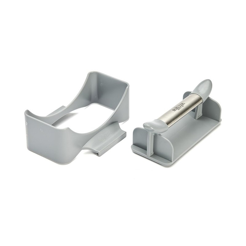 De Buyer 2012.55 Push Along With Trolley Stainless Steel Grey