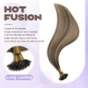 Sindra Hair Extensions U Tip Extensions Human Hair 50g 18