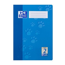 Oxford Junior 385401602/100050401 Exercise Book DIN A4 90 g/m², 2. Schuljahr, 1 x 16 Sheets, 4 Assorted Colours