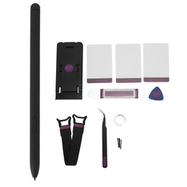 Tablet Stylus Pen Replacement Touch Screen Pen for Galaxy Tab S9 S9+Pus S9 Ultra S9 FE with Replacement Nibs and Tablet Holder Black
