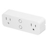 Power Strip WiFi BLE Remote Control Dual Sockets Receptacle 10A
