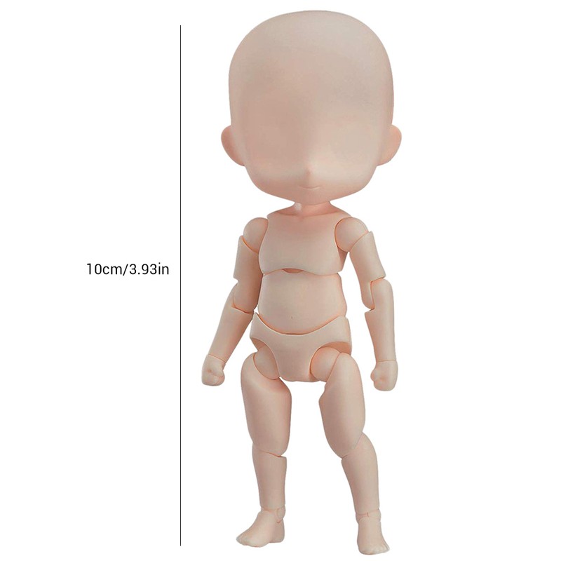 PVC Children Sketch Dolls Q Version Flesh Mini Joint Model