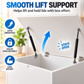 200N Gas Spring Lift Supports for RV Beds, Cars & Furniture – 2-Piece Set with 300–600 mm Options for Lift-Up Applications