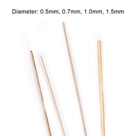 Silver Solder for Jewellery making4pcs Silver Solder, 0.5mm 0.7mm 1.0mm 1.5mm Gold Silver Soldering Rods Silver Soldering Wire Soldering Rods Low Temperature Metal Soldering Soldering