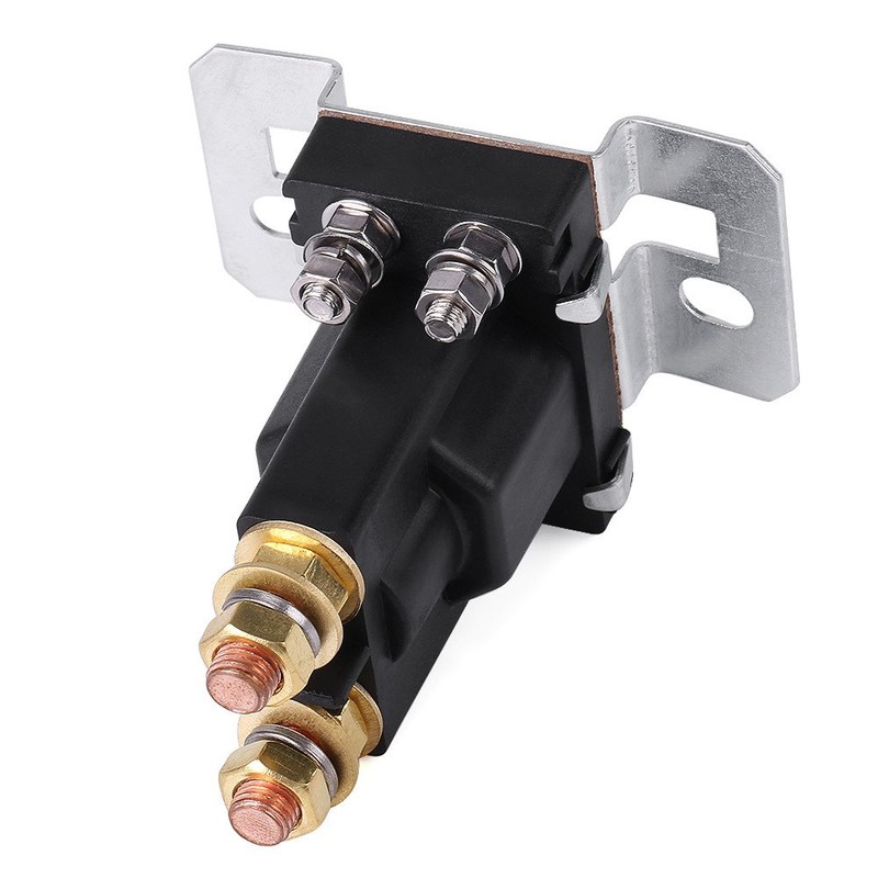 AUNMAS 500A DC 12V Solenoid Relay, High Current Starter Contactor