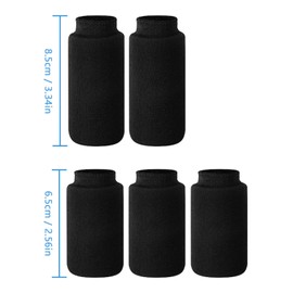 Finger Ice Pack Sleeve,5Pcs Gel Finger Cot Ice Sleeve Hot Cold Compress Reusable Skin Friendly Protective Finger Cover Compression for Arthritis,Tendinitis,Trigger Finger and Swollen Finger,Black