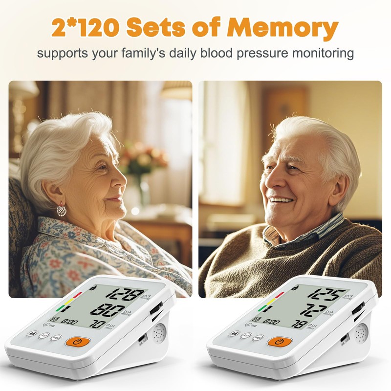 Blood Pressure Monitors for Home Use with 2 Size Cuff