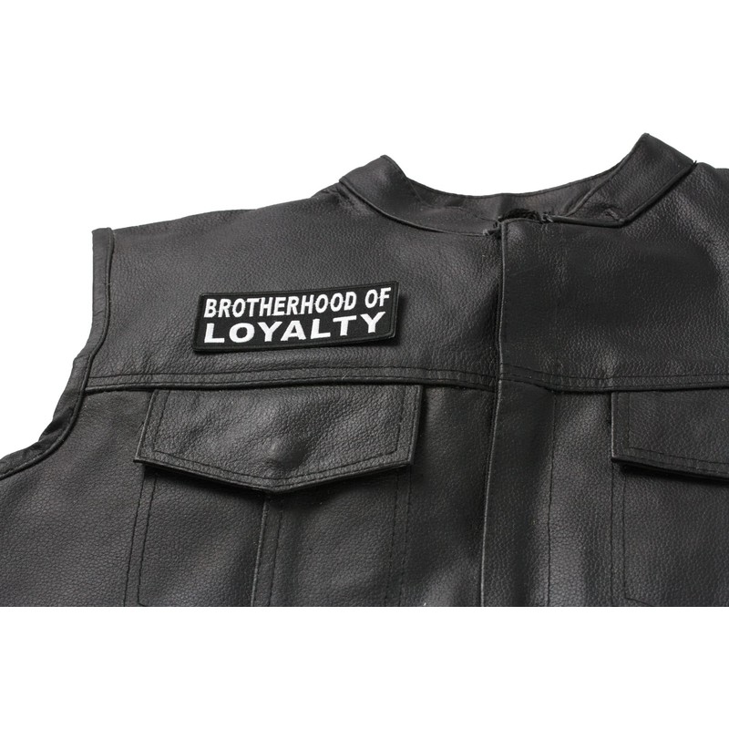 Brotherhood of Loyalty Patch - 4x1.5 inch. Embroidered Iron on