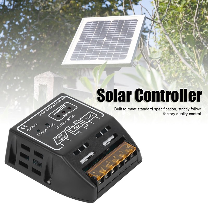 20A DC12V Solar Charge Controller Cells Panel Battery Charging Regulators