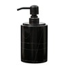 JIMEI Black Marble Soap Dispenser Hand or Dish for Bathroom
