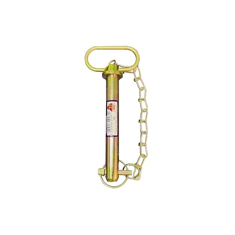 Towing Pin with Linch Pin and Chain, 15.2 cm x