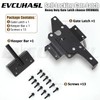 EVCUHASL Self Locking Gate Latch, Heavy Duty Post Mount Automatic
