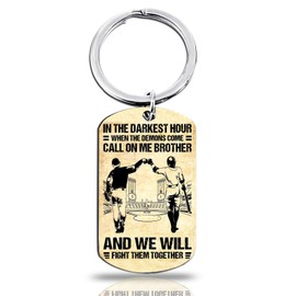 OEHEDOU Best Brother Christmas Gifts 2025 Big Brother Gift Unique Stocking Stuffers For Brothers 2025 Birthday Gifts For Brothers Christmas Gift From Siblings Keychain Siblings Birthday Item