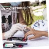 Healeved Nail Gloves Salon Manicure Gloves Uv Shield Gloves Anti-uv