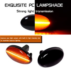 Tonsya Compatible With 2002 2003 2004 2005 2006 2007 Subaru Impreza Wrx Sti Front Bumper side Marker Turn Signal Light OEM 84401SA001