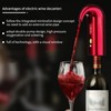 One Touch Electric Wine Decanter Dispenser Pump Automatic USB Rechargeable