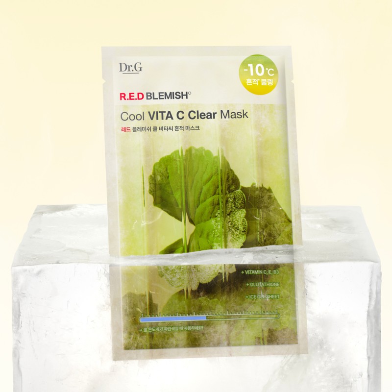 Dr.G Red Blemish Cool Vita C Clear Mask 1ea -