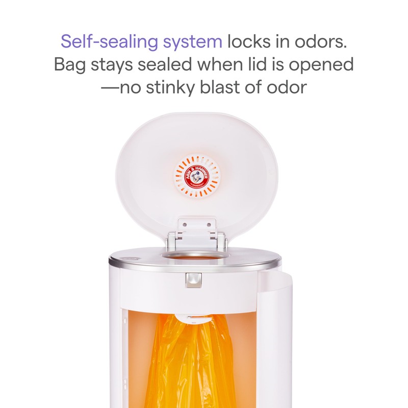 Munchkin® STEP™ Diaper Pail Powered by Arm & Hammer, #1