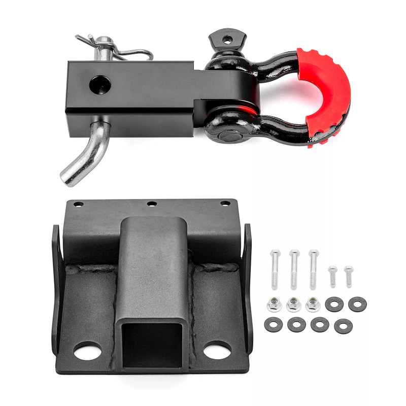 DYSO 2" Trailer Hitch Receiver Shackle Tow Mount For 2007-UP