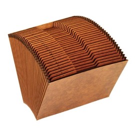 Globe-Weis Expanding File Organizer, 31 Pockets, 1-31 Pre-Printed Tabs, Open Top Design, Letter Size, Reinforced Gussets for Durability & Easy Filing