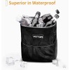 CAN HOTOR Car Trash Can with Lid and Storage Pockets