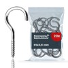 HELPMATE Washing Line Hooks 65x4.8x22x18 mm - Galvanised Steel -