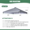 SCOCANOPY Replacement Top with Air Vent and Buckle for 12x12