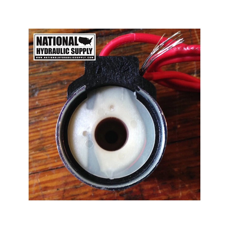 Deltrol, 10116-30, 12VDC Solenoid Coil, Single Lead Wire, Red, NEW