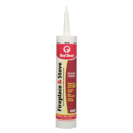 Red Devil 0466 Fireplace & Stove Repair Sealant, 1-Pack, Black