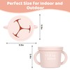 idooss Snack Containers, Silicone Food Grade Silicone Cups, Toddler Snack