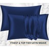 Pamposh Satin Silk Pillowcases For Hair And Skin 2 Pack