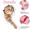 6pcs Cat Bath Supplies, 4 Cat Claw Covers, 1 Sunflower