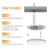 Obeaming 2 Pack RV Interior Ceiling Dome Light 4.5 Inch,