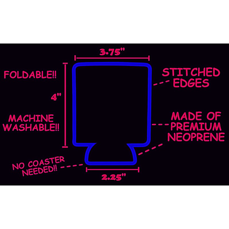 Funny Guy Mugs Unicorn Neoprene Can Coolie