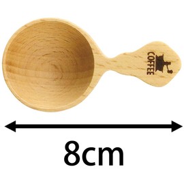 Gejinsha 67608-4 Wooden Coffee Measure, 0.2 oz (5 g), Sugar Land Coffee Time