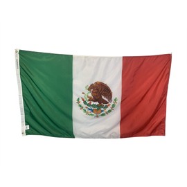 4x6' Mexico Flag - All Weather Nylon & Reinforced Stitching - Proudly Made in The USA