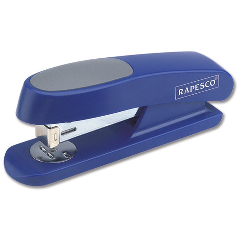 Rapesco RR7260L3 Sting Ray Halbstreifen-Hefter, 20 Blatt Heftleistung, Blau