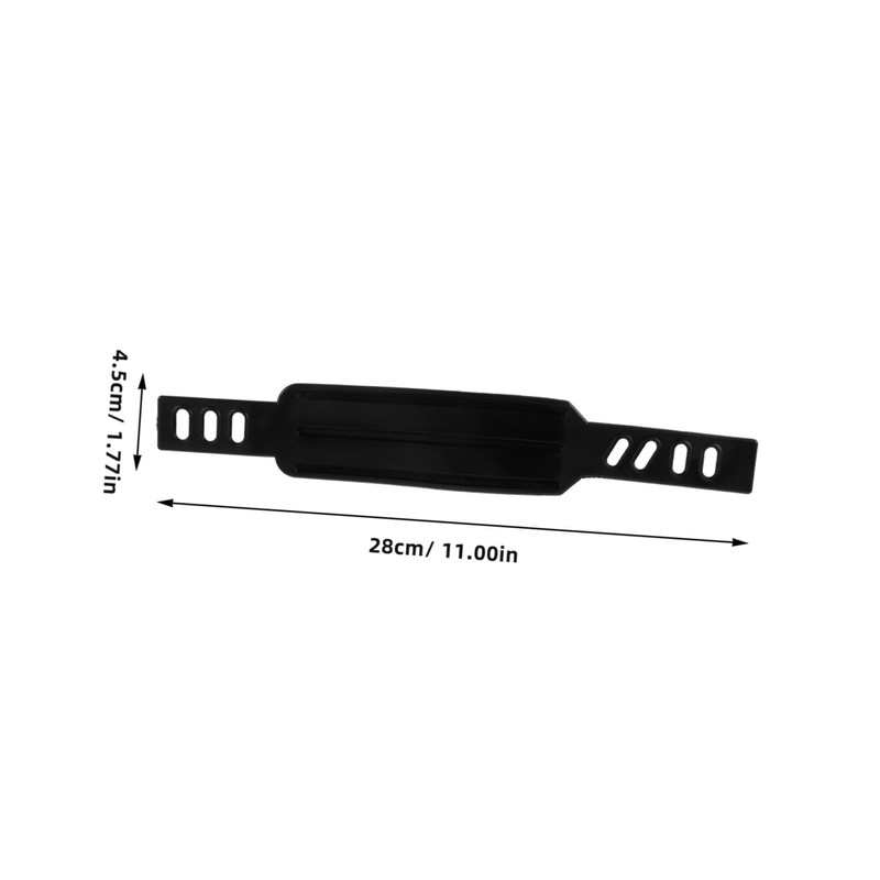 Abaodam 2pcs Adjustable Elastic Bicycle Pedal Straps for Gym Home