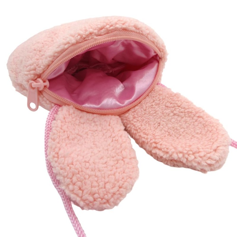 Monchhichi Neck Pouch, Characters, Children's Plush Pouch, Cute, Popular, Girls,