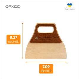 OFXDD BBQ Hand Fan, 2 Pcs - Fan for Barbecue and Grill - Wooden Manual Fan Blower Outdoor - Fire Blower Tool