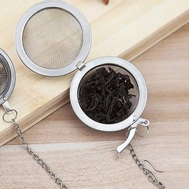 PARENCE. - Set of 2 Stainless Steel Tea Balls - Stainless Steel Tea Infuser with Chain | Tea Filter, Herbal Tea, Spices, Herbs, Homemade Infusions | Reusable, Easy to Clean