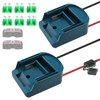 2 Pack Power Wheel for Makita 18V Battery Adapter, Power